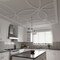 Ekena Millwork 47 14W x 47 14H x 58T Large Lilley Decorative Fretwork Ceiling Panels, PVC CELP47X4702LEY - alternate 10